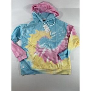 EFAN Women's Hoodies Sport Tops with pockets Printed Sweatshirt Long Sleeve Sz S